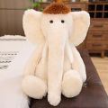70cm Giant Elephant Teddy Bear Plush Toys Mammoth with Long Nose Soft Fur Stuffed Elephant Dolls for Kids Plush Animal Toys. 