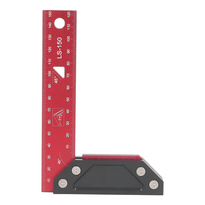 150mm Double 45 ° Angle Ruler L Measurements Ruler For Carpenters ...