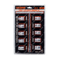 11pcs Satagood T Type Socket Wrench Set With 1/2" Drive Shallow Socket - CRV - G-10255 - 8-19mm. 