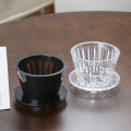 Wave Coffee Dripper Crystal Eye Pour Over Coffee Funnel Filter Cups Coffee Maker Flat Bottom Increase Uniformity. 