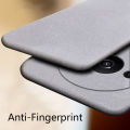 Biruiqu For Xiaomi Redmi A3 Shockproof Anti Slip Soft TPU Sandstone Matte Back Case Cover. 