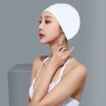 Swimming Cap Women's Waterproof Not Squeezing Head Fashion Silicone Long Hair Large Size Special Children's Swimming Cap Men's Swimming Goggles Set. 