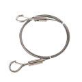 Adjustable Automatic Wire Rope Spring Hook Clothesline Hanging Solution System Suspension Code Stainless Steel CableMIAOLUO. 