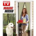 Magnetic Magic Mesh Screen Door. 