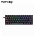 VicTsing 60% 61 Key Mechanical Keyboard USB Wired LED Backlit Axis Gaming Mechanical Keyboard for Windows Mac PC Gamers and FPS. 