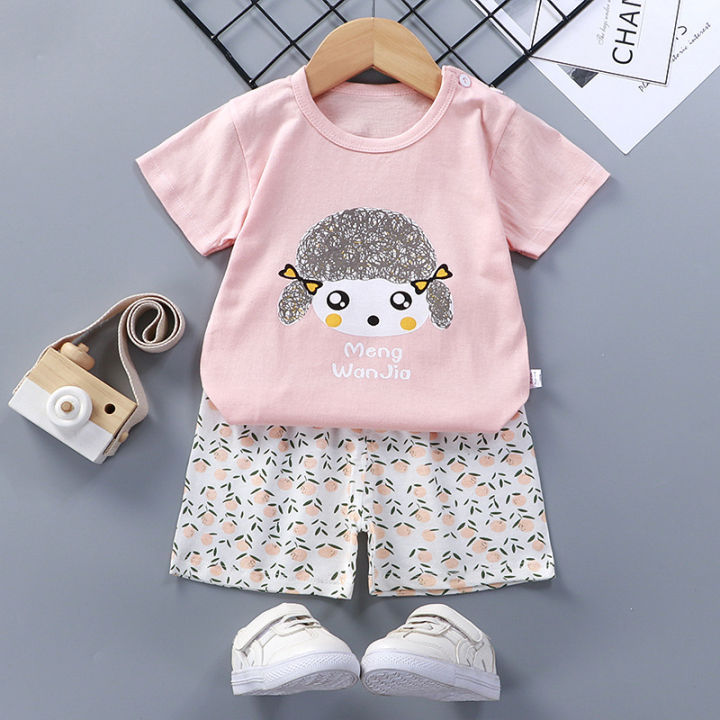 I Love Daddy&Mummy 2Pcs/set Baby Clothes Boys Short Sleeve Tops+Shorts Kids Casual Clothing Set Baby Terno