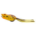 【Miga Plaza】  Black Thunder Frog Lure Topwater Fly Fishing Artificial Bait Saltwater Insect Soft Lures Bass Fishing Frog Baits. 