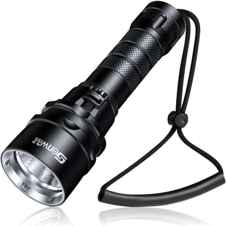 Linman%20Genwiss%20Scuba%20Diving%20Flashlight%20Dive%20Torch%202000%20Lumen%20Waterproof%20Underwater%20XM-L%202%20LED%20Submarine%20Lights%20Holder%20with%20Charger%20for%20Under%20Water%20Deep%20Sea%20Cave%20at%20Night%20-%20Image%203