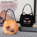 Halloween Candy Bag Festive Tote Lightweight Trick or Treat Bag for Kids Party Decor Gift. 