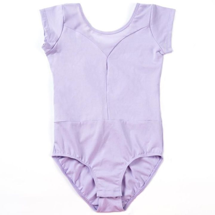 Summer%20Children's%20Dancing%20Clothes%20Women's%20Ballet%20Practice%20Clothes%20Gym%20Outfit%20Short-Sleeved%20Cotton%20Dance%20One-Piece%20Costumes%20-%20Image%203