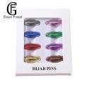 Plastic Brooch 8 Pcs Anti-slip Collar Pins for Headwrap Scarf Fixing Lightweight Durable Safety Pins for Clothing Buyers' Favorite. 