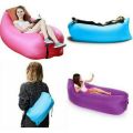 Inflatable Lounger Air Sofa Lightweight Beach Sleeping Bag Air Hammock Folding Rapid Inflatable Sofa for Beach, Camping, Travel. 