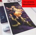 Demon Gamer Anime Hd Mouse Mousepad Pad Locking Edge Computer Keyboard Pc Mice Mats Print Xxl For Csgo Slayer Pad(Demon Slayer 7_900Mmx400Mmx2Mm). 