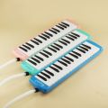 Gravier 32 Keys Melodica made in indonesia 1 Year warranty with Soft Case - Blue, pink, Green (13 Black Keys) Double Tubes Mouthpiece Air Piano Keyboard Musical Instrument with Carrying Bag - Blue, pink, green. 