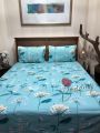 100% COTTON BEDSHEET WITH 2 PILLOW COVERS. 