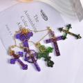 Holy cross Silicone Mold Silicone Cross Jewelry Resin Casting Mold Pendant Keychain Epoxy Mold Craft cross necklace pendant abrasive 12 link earrings bracelet silicone mold. 