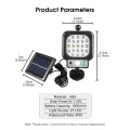 Auoyo Solar LED Light 21LED Split Solar Lamp Outdoor Waterproof Solar Motion Sensor Wall Light Street Lamp IP65 Waterproof Light Adjustable 3 Lighting Modes Garden Decoration Street Lamp. 