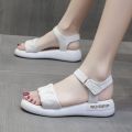 【ALLGOOD】Summer Woman Sandals  College Style Ladies Sandals Low Heel Wedge Casual Women Shoes Fashion  Beach Flat Shoes. 