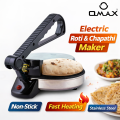 Omax Electric Roti & Chapathi Maker – Non-Stick Stainless Steel Flatbread Press for Roti, Paratha & Tortilla. 