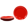 Melamine Red Plates Round / Dinner Plates Round. 