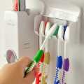 Touch Me & Use Me Automatic One-Touch Toothpaste Dispenser With FREE Brush Holder. 