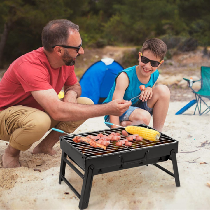 %E3%80%90Fast%C2%A0Delivery%201-4%20day%E3%80%91Folding%20Outdoor%20Barbecue%20Charcoal%20Grill%20Portable%20BBQ%20Grill%20Lightweight%20Smoker%20Grill%20for%20Camping%20Picnics%20Garden%20Beach%20Party%20-%20Image%207