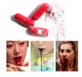 3PcsBox Fake Blood Pill Vampire Capsule Horror Funny Halloween Fake Blood Pill Capsule Halloween April Fools Day Joke Prank Toy. 