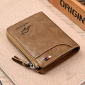 【BestGO】Aiks Kangaroo Anti-Theft Card Holder Antimagnetic Wallet Purse PU Men Money Clip 0188. 
