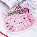 SMASHS Office Cute Hello KT Pink Luxury Cartoon Calculator Electronic Calculator Solar Calculdora Diamond Calculator. 