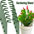 【ZOSR】2pcs Garden Plant Support Cage Plie Flower Stand Holder Plastic Semi-Circle Green House Orchard Rod Household Gardening Bonsai Tool. 