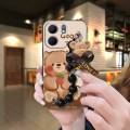 Simplicity Cartoon Phone Case For OPPO A5X 5G/4G 2025 Global Back Cover silicone soft case Bear bracelet Waterproof cute. 