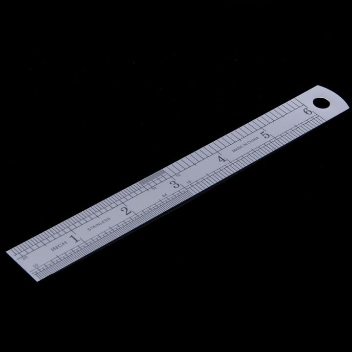 15cm%206%20Inch%20Stainless%20Metal%20Ruler%20Measuring%20Tool%20-%20Image%206