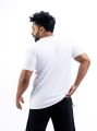TRE Sportswear - Gent's White Color Sport T-shirt - Crewneck  / Short Sleeve. 