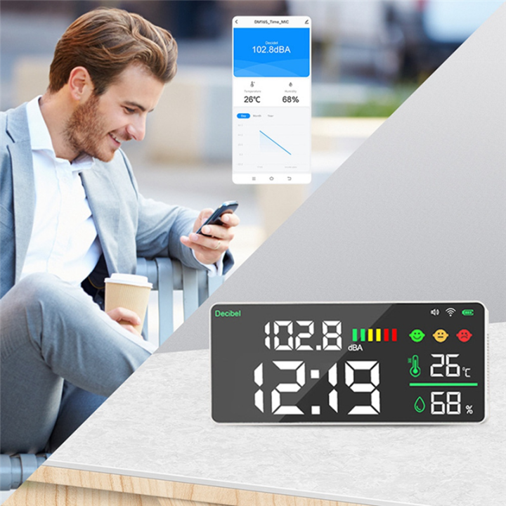 Wall%20Mounted%20Smart%20Noise%20Tester%20Decibel%20Meter%20Temperature%20and%20Humidity%20Monitor%20LED%20Large%20Screen%20Decibel%20Meter%20-%20Image%206