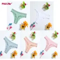 SMY 5PCS New Lace Trim Ladies Panties Soft Breathable Ladies Thong. 
