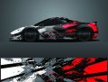 Skull Full Body Vinyl Wrap Modern Design Vector Image Car Full Wrap Sticker Decorative Car Decal Racing Car Graphic Decal. 