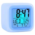 Alarm Clock Digital Travel for Bedroom Boy Girl,Small Desk Bedside Clocks,Display Time/Date LED Night Light with Snooze. 