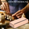 Sutuiying Guitar Radius Sanding Block Chamfered 45 Degree Fret End Bevel File Portable Tool for Guitar Bass Fret Leveling Fingerboard Luthier Tool. 