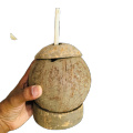 Coconut Shell Salt Container Lunu Polkatu Handmade. 