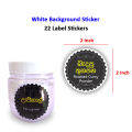 Round Spice Bottle Labels - Home Kitchen Stickers for Organizing. 