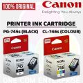 Canon Pixma 745 Black & Color Ink Cartridge Combo – Genuine Original – For MG2470 / MG2570 / MX497 / IP2870 Printers. 