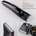 Professional Cordless Rechargeable Hair Clippers Set With 2 Batteries 4 Comb Guides And Scissors. 