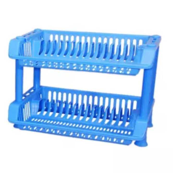 Kitchen Plate Rack Plastic Plate Holder - Large | Daraz.lk