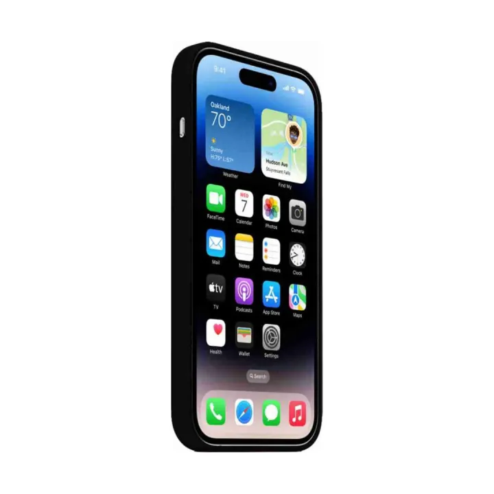 Apple%20iPhone%2014%20Pro%20Liquid%20silicone%20Phone%20Case-%20Black%20-%20Image%203