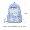 Breathable Backpack Y2K Bag Back Bag Laptop Bag Computer Bag Y2K Backpack Student Bag Stars Backpack School Bag. 