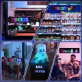 Smart Bluetooth Programmable LED Panel Pixels Matrix Display Car Advertising Led Module Scrolling Text Animation Pattern. 