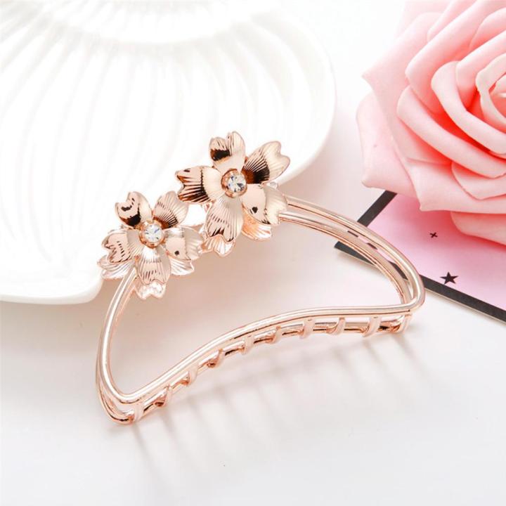 【ALLGOOD】Korean Claws Flower Flower Hairpin Large Size Hollow Bathing Clip Hair Claws Claws Clip Metal Hair Clip Hair Accessories