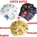 pokemon cards golden 15-81 s Anime Pokemon Color Gold Silver Black Rose Gold French English Spanish German Vmax GX Rare Charizard Collection CardParty Games Crafts. 