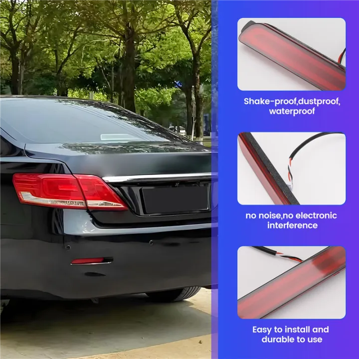 Led Car Rear Bumper Reflector Tail Brake Light Bar(Two Functions ...