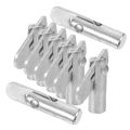 10pcs Scaffolding Scaffolding Coupling 12mmx45mm Galvanized Steel Fixing Pins Compact Parts Replacement. 